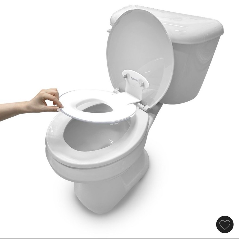 New Ingenuity Universal Flip & Sit Potty Seat in White 2 pack